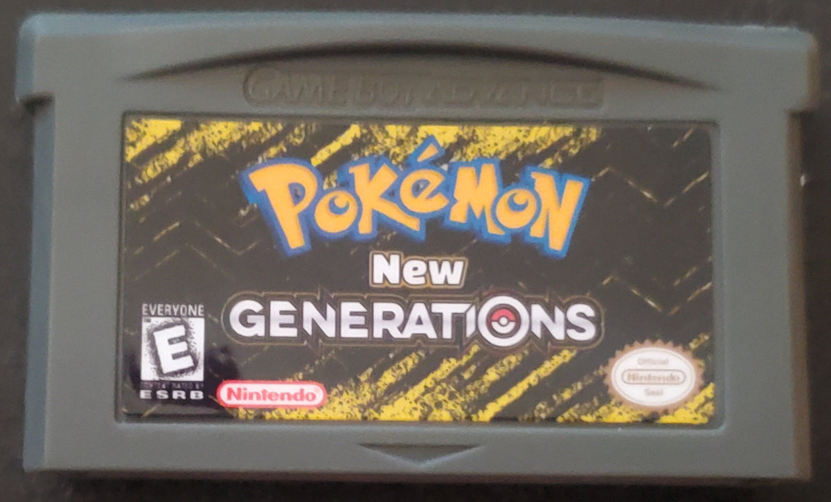 Pokemon New Generations GBA Pokemon ROM Hack Video Game Boy Advance