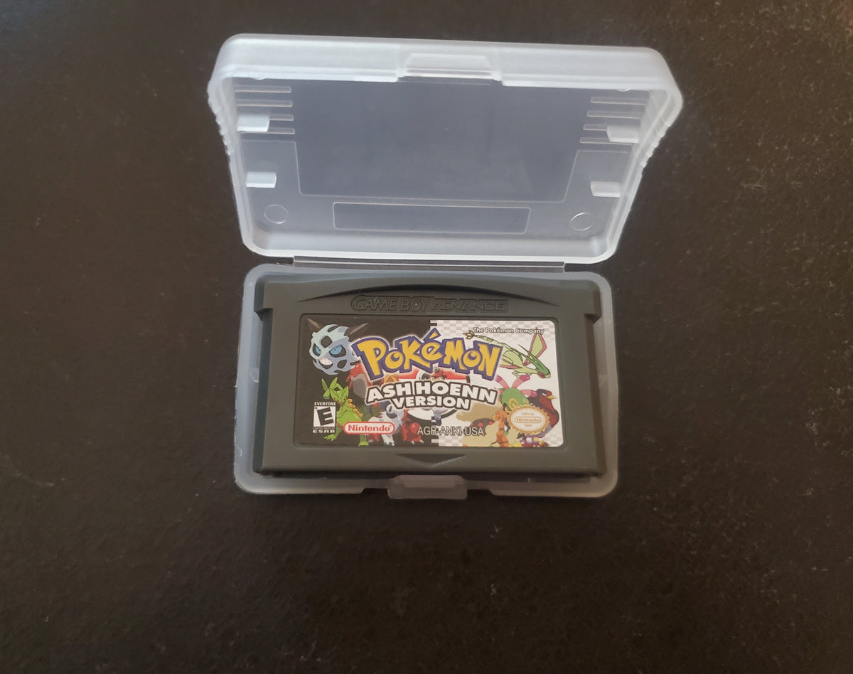 Pokemon Ash Hoenn GBA Video Game Rare GameBoy Advance Custom ROM