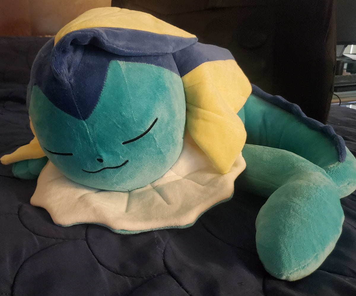 Pokemon Center Vaporeon Sleeper Plush Eeveelutions Plush Rare Authentic
