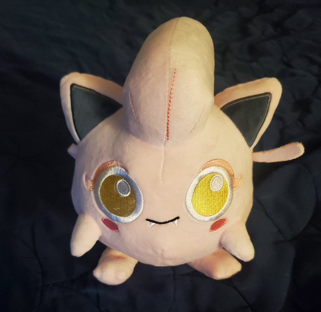 Pokemon Jigglypuff Plush Soft Stuffed Doll Scream Tail Kids Toy 9 Inch