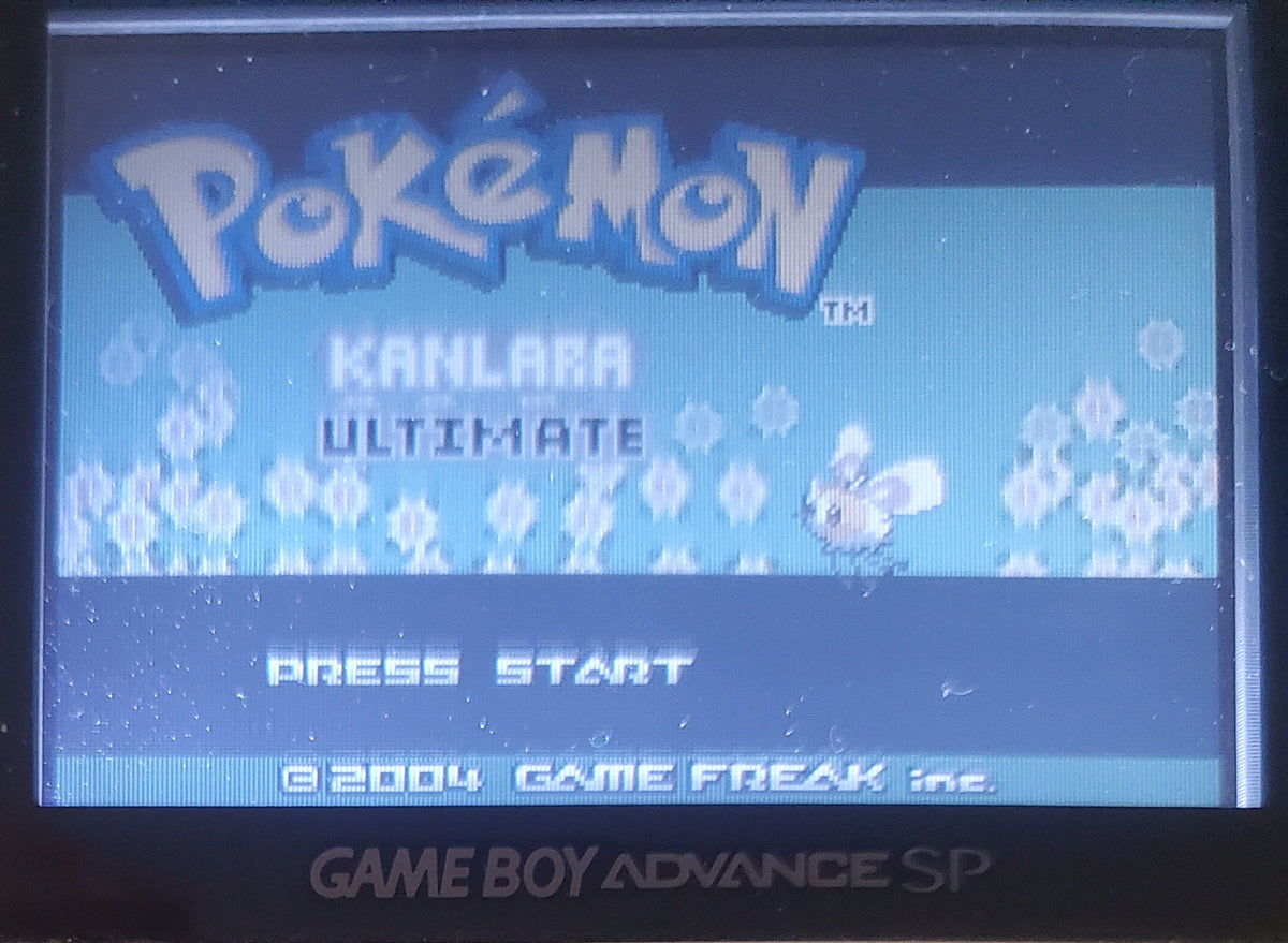 Pokemon Kanlara Ultimate GBA ROM Hack Video Game Boy Advance