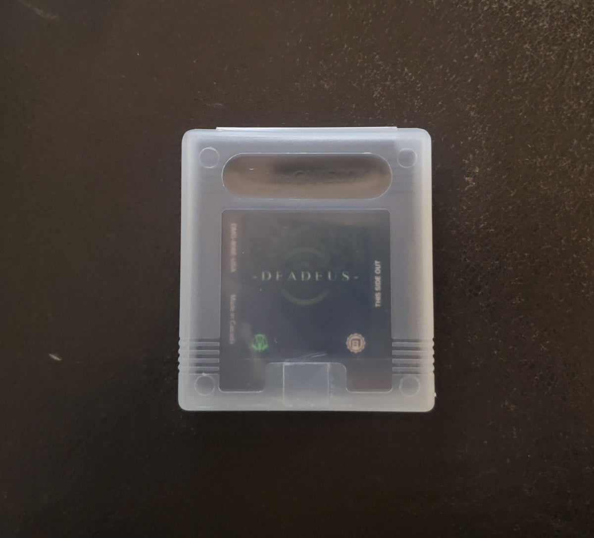 Deadeus Gameboy GB Video Game Catridge 2019 Home Brew