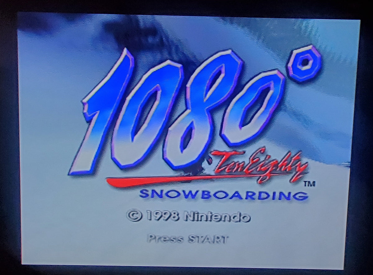 1080 Snowboarding N64 Nintendo 64 Video Game Cartridge 1998