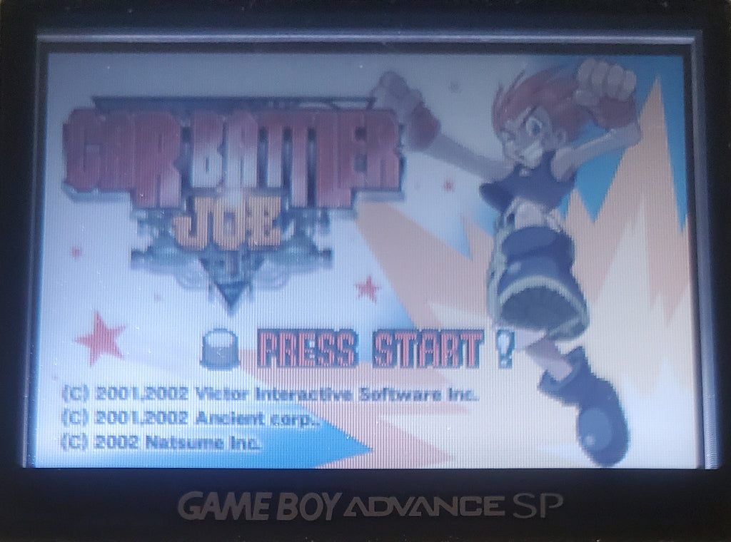 Car Battler Joe GBA Video Game Cartridge Game Boy Advance 2001