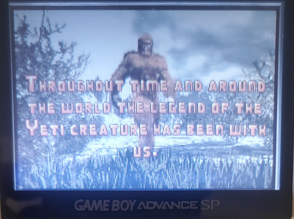 Urban Yeti GBA Video Game Cartridge Game Boy Advance 2002