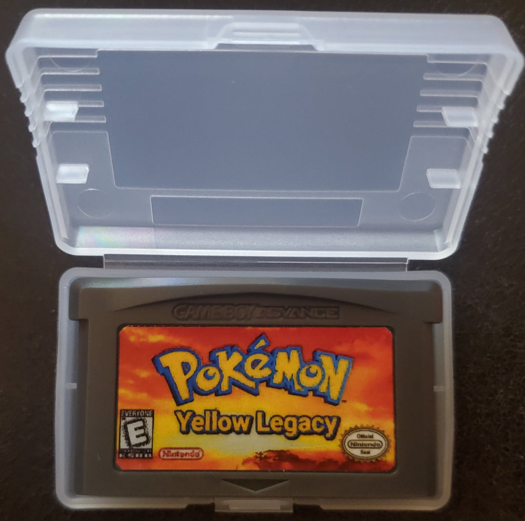 Pokemon Yellow Legacy GBA ROM Hack Video Game Boy Advance