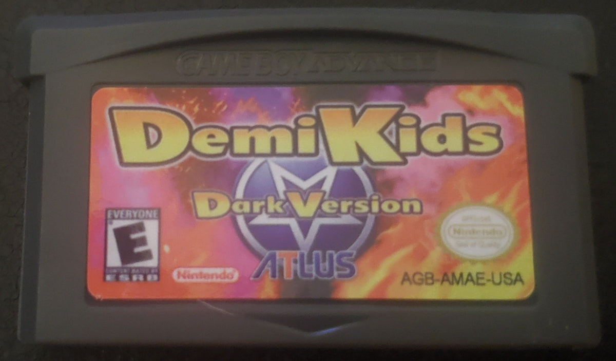 Demi Kids Dark Version GBA Video Game Cartridge Game Boy Advance 2003