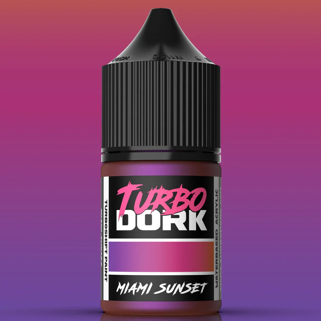 Turbo Dork: TurboShift Acrylic Paint - Miami Sunset