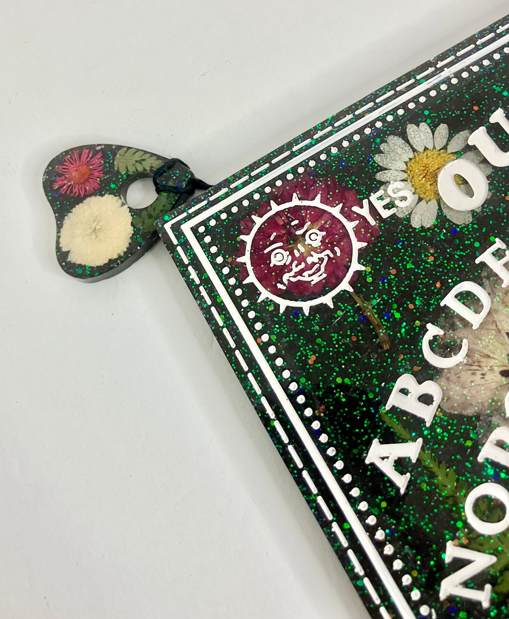 Handmade Resin Ouija Spirit Board with Planchette