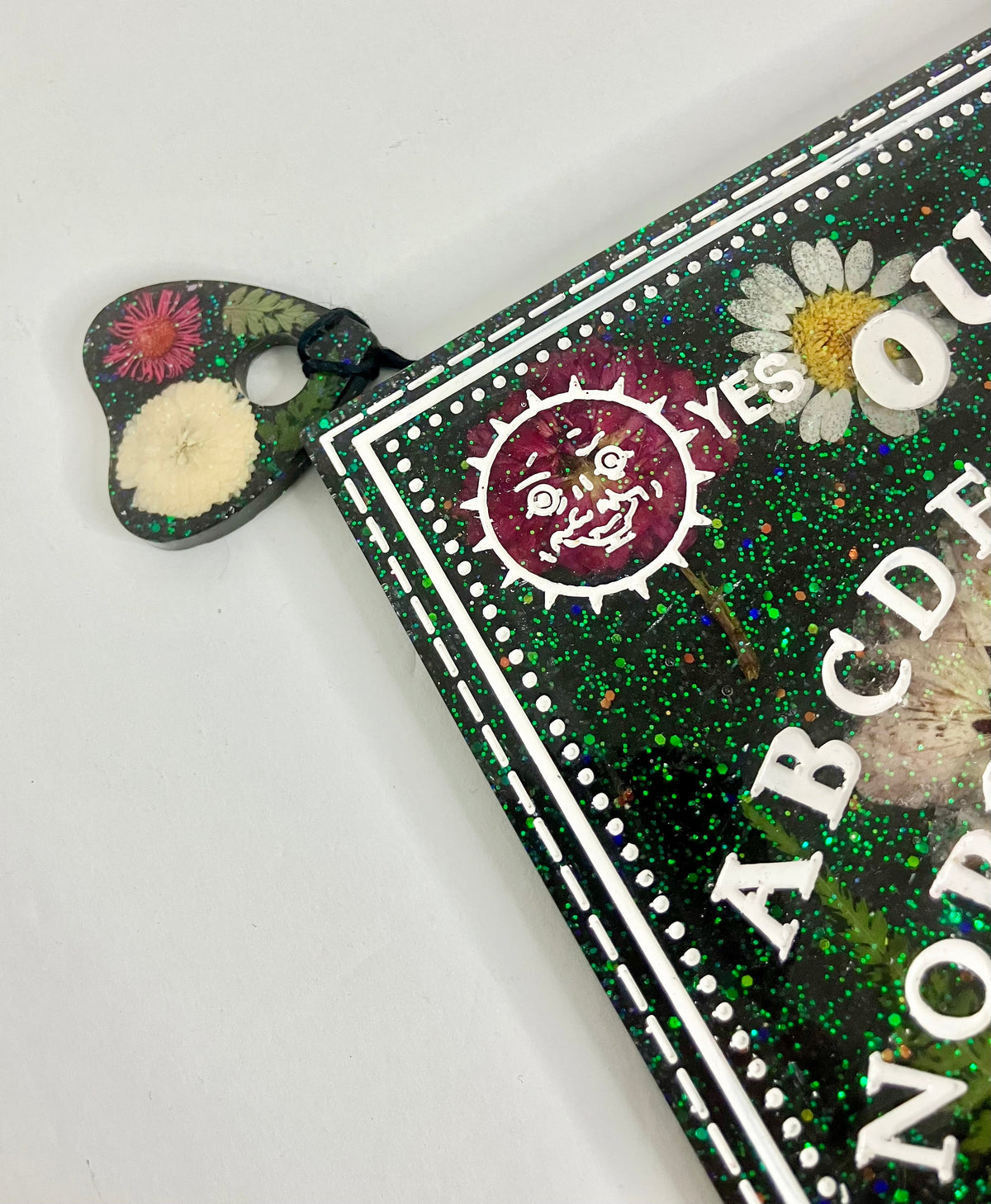 Handmade Resin Ouija Spirit Board with Planchette