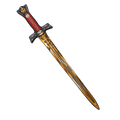 Golden Eagle Knight Foam Sword