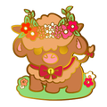 Pride Cow: Lesbian Rainbow LGBTQIA+ Enamel Pin