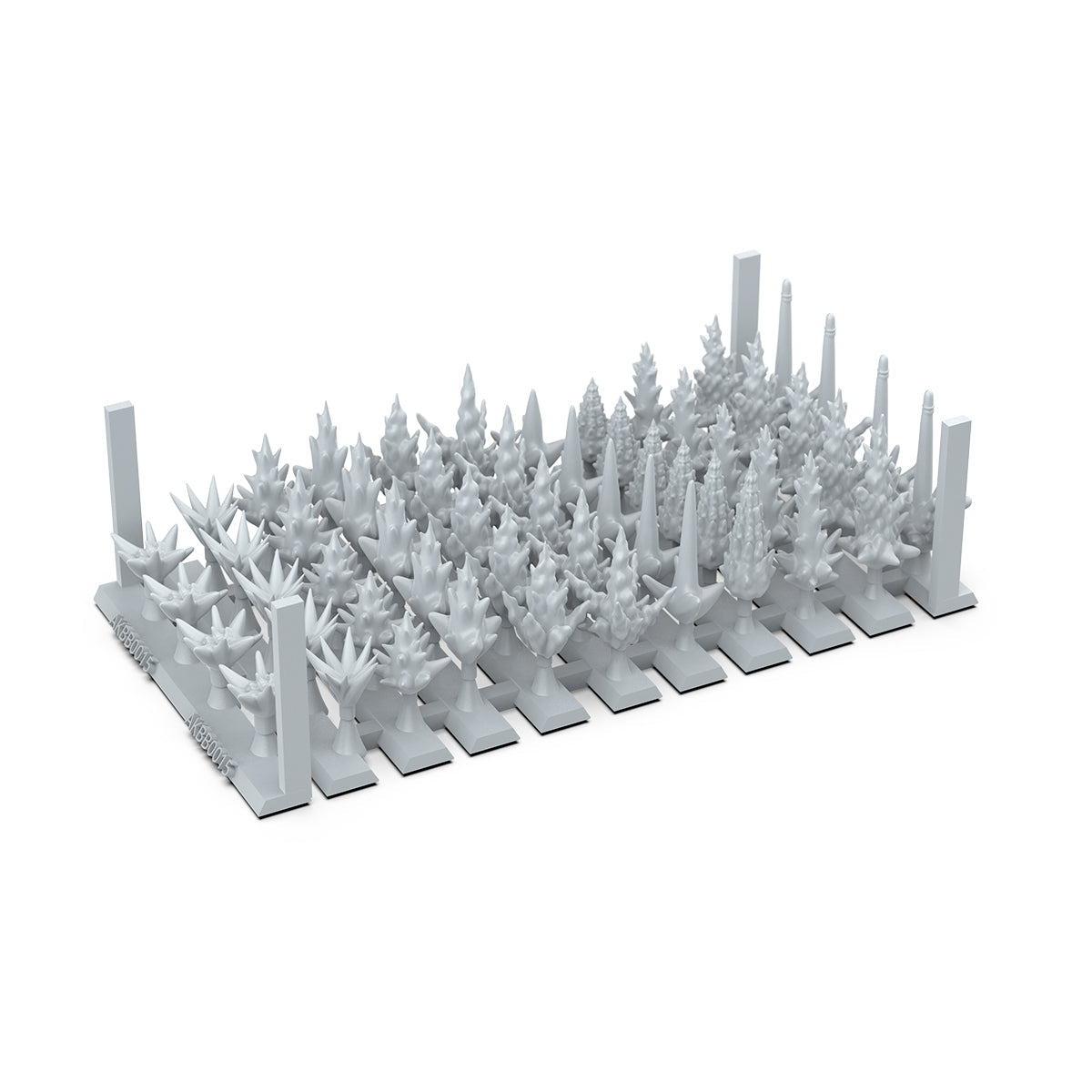AK Interactive Basing Bits: Weapons Shot FX (54 Pieces)