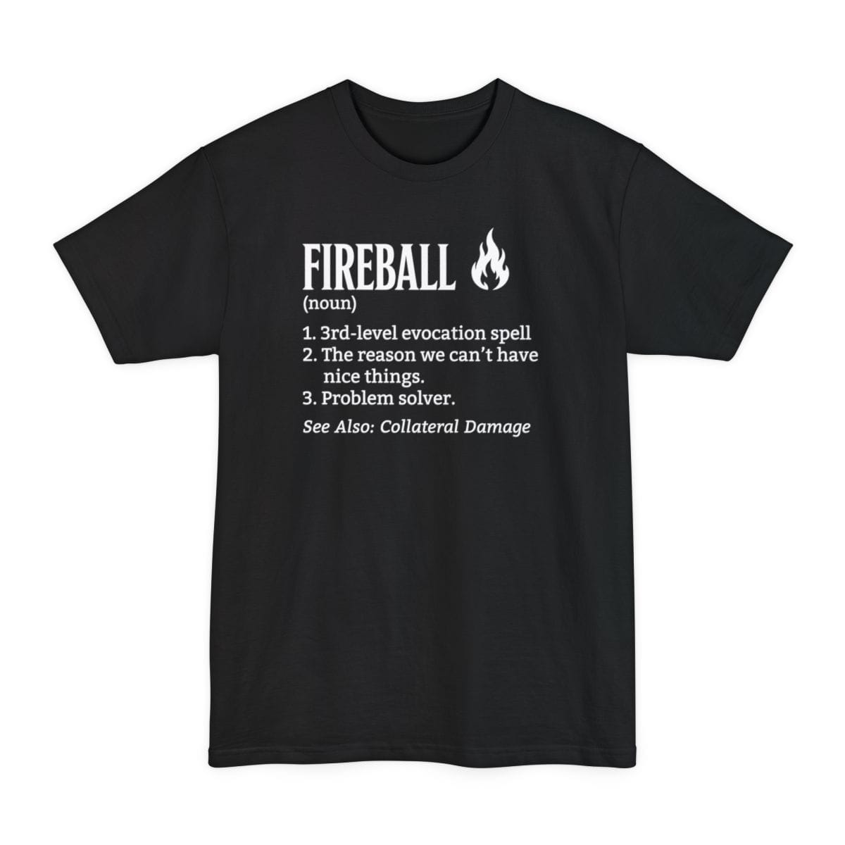 Fireball Definition Tall T-Shirt