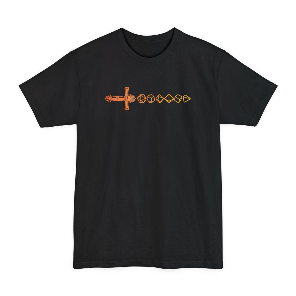 D&D Dice Sword Tall T-Shirt