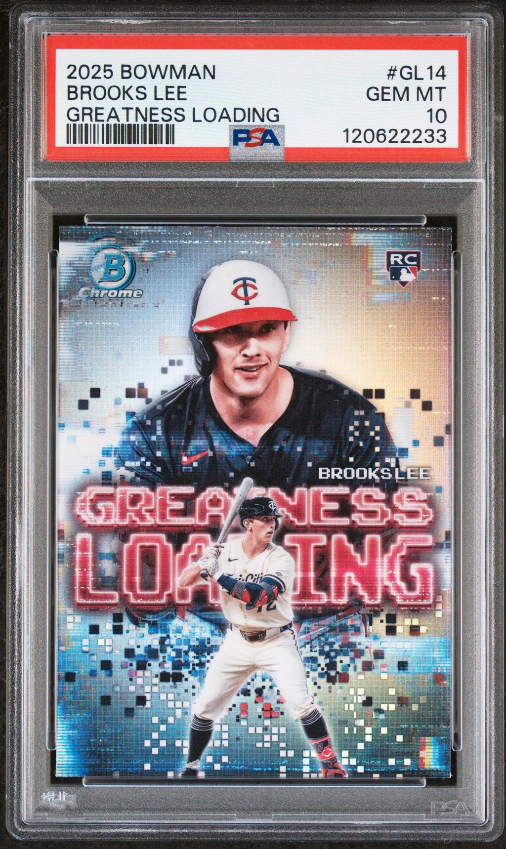 Graded 2025 Topps Bowman Brooks Lee #GL14 Greatness Loading Rookie RC Baseball Card PSA 10 Gem Mint