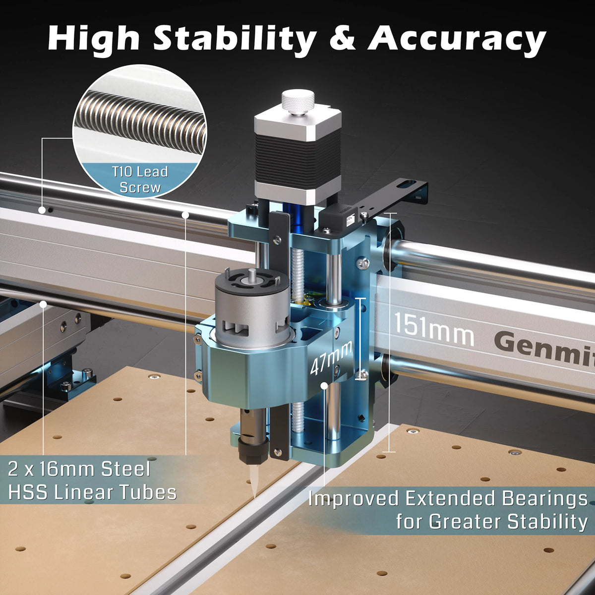 4040-PRO Desktop CNC Router Machine for Carving and Cutting