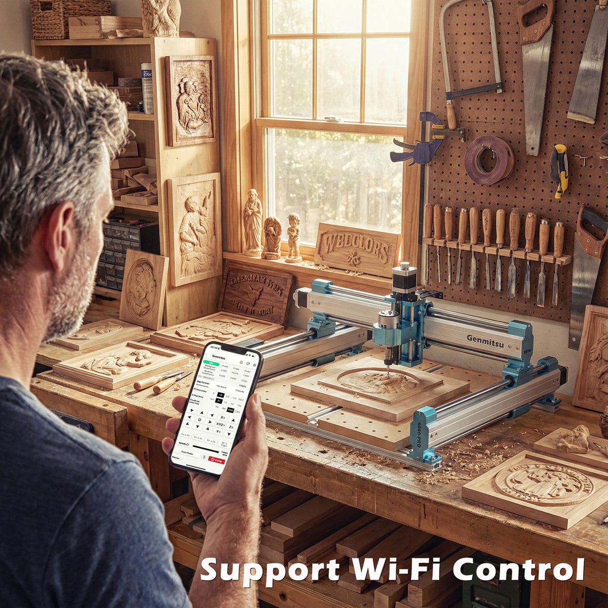 4040-PRO Desktop CNC Router Machine for Carving and Cutting
