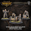 Warmachine: Mercenaries Steelhead Mortar Crew