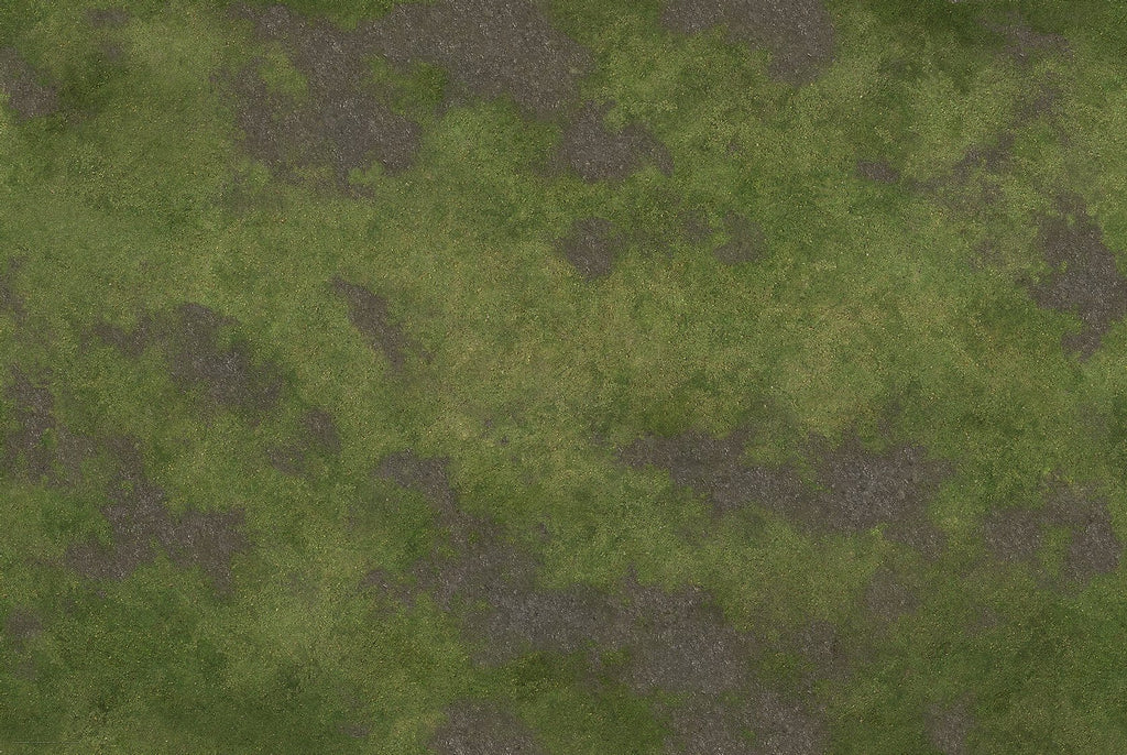 Monster Scenery: 3x3 Game Mat - Broken Grassland/Desert Scrubland