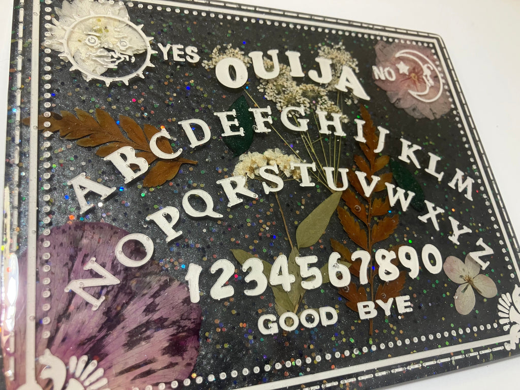 Handmade Resin Ouija Spirit Board with Planchette