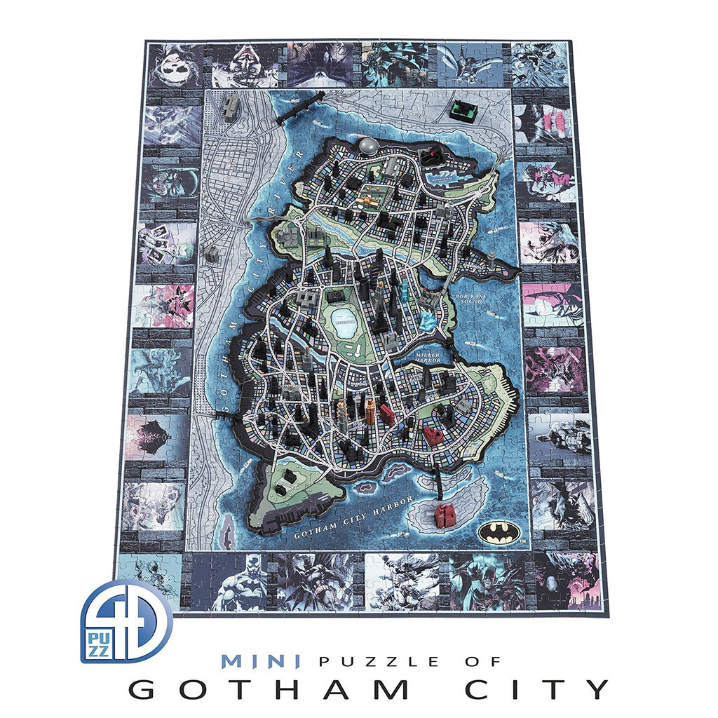 Batman - Mini Gotham City 4D Puzzle