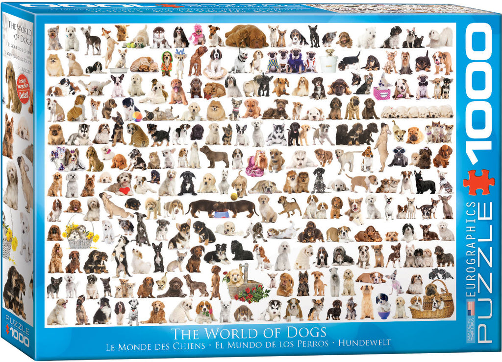 Puzzle: Animal Charts - The World of Dogs