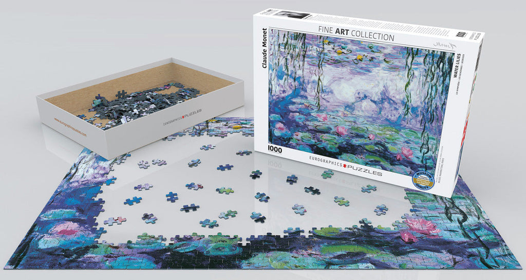 Puzzle: Fine Art Masterpieces - Waterlilies by Claude Monet