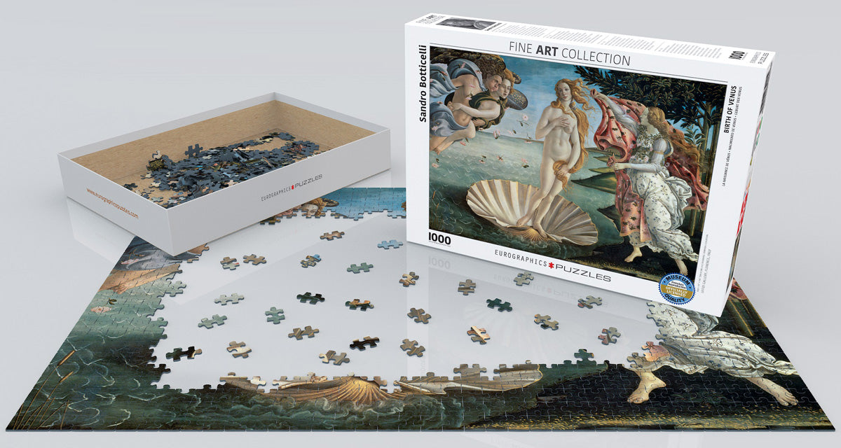 Puzzle: Fine Art Masterpieces - Birth of Venus by Sandro Botticelli