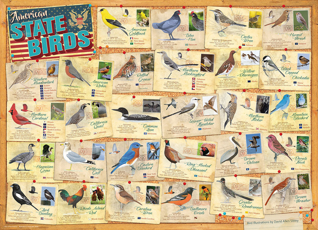 Puzzle: Great American Outdoors - State Birds