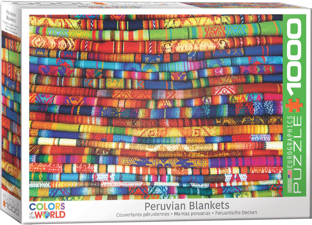 Puzzle: Colors of the World - Peruvian Blankets