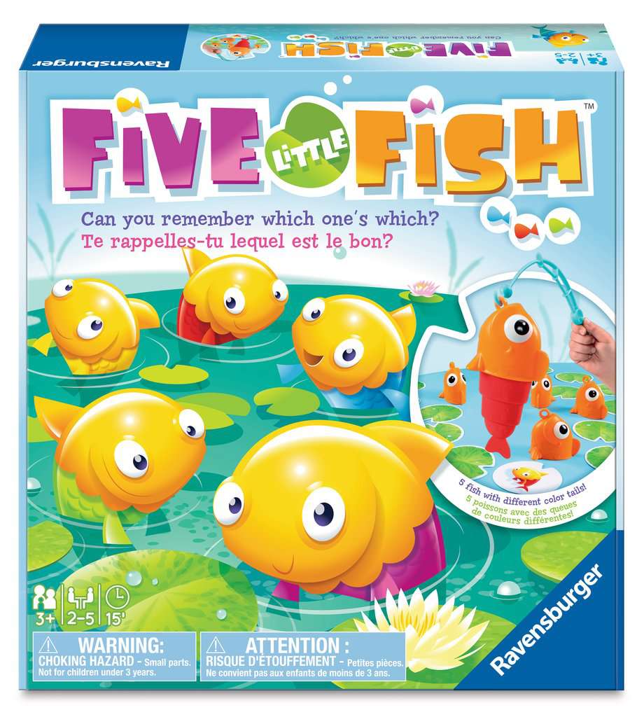 Five Little Fish Game - Bilingual