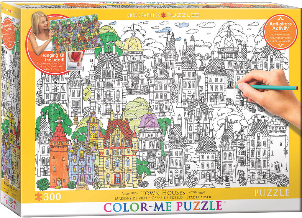 Puzzle: Color-Me Collection - Town Houses