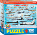 Puzzle: Educational Charts for Kids - History of Aviation