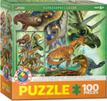 Puzzle: Natural History Charts - Herbivorous Dinosaurs