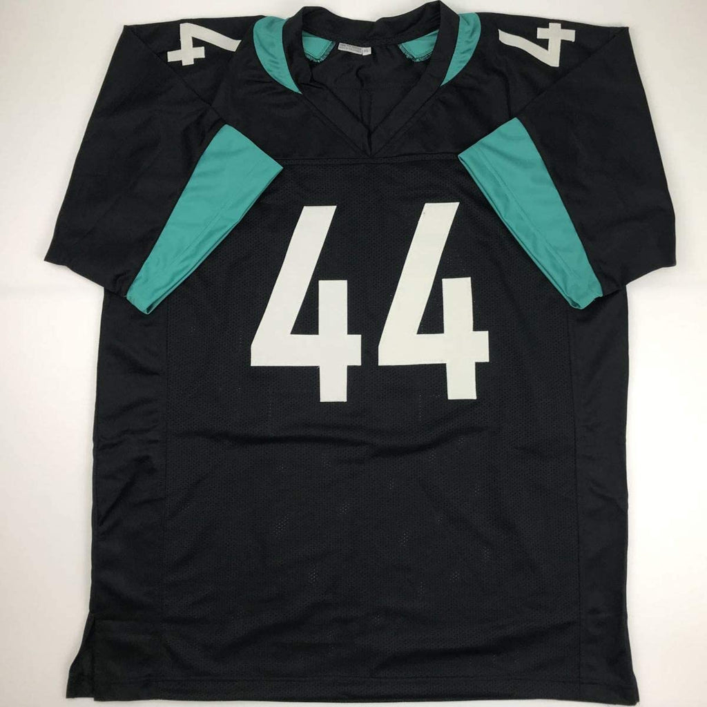 Autographed/Signed Myles Jack Jacksonville Black Football Jersey JSA COA