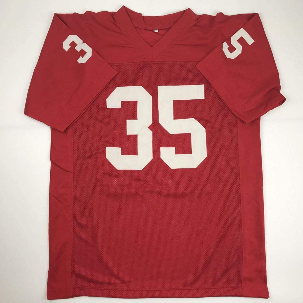 Autographed/Signed Aeneas Williams Arizona Red Football Jersey Beckett BAS COA
