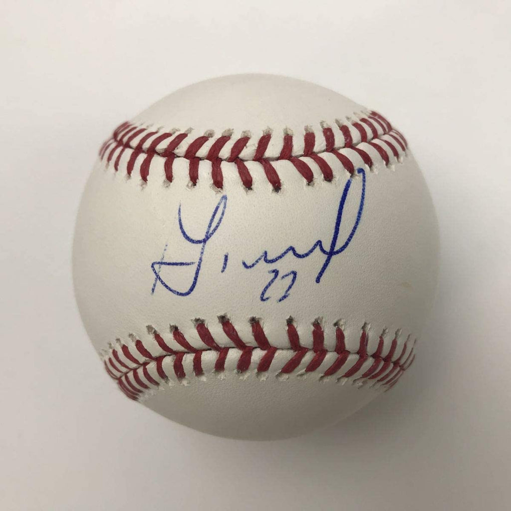 Autographed/Signed Jose Altuve Astros Rawlings Official Major League Baseball ROML JSA COA Auto
