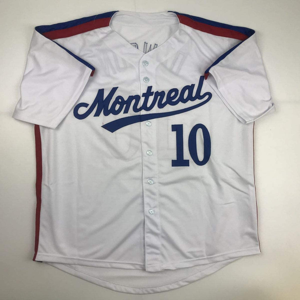 Autographed/Signed Andre Dawson Montreal White Baseball Jersey JSA COA