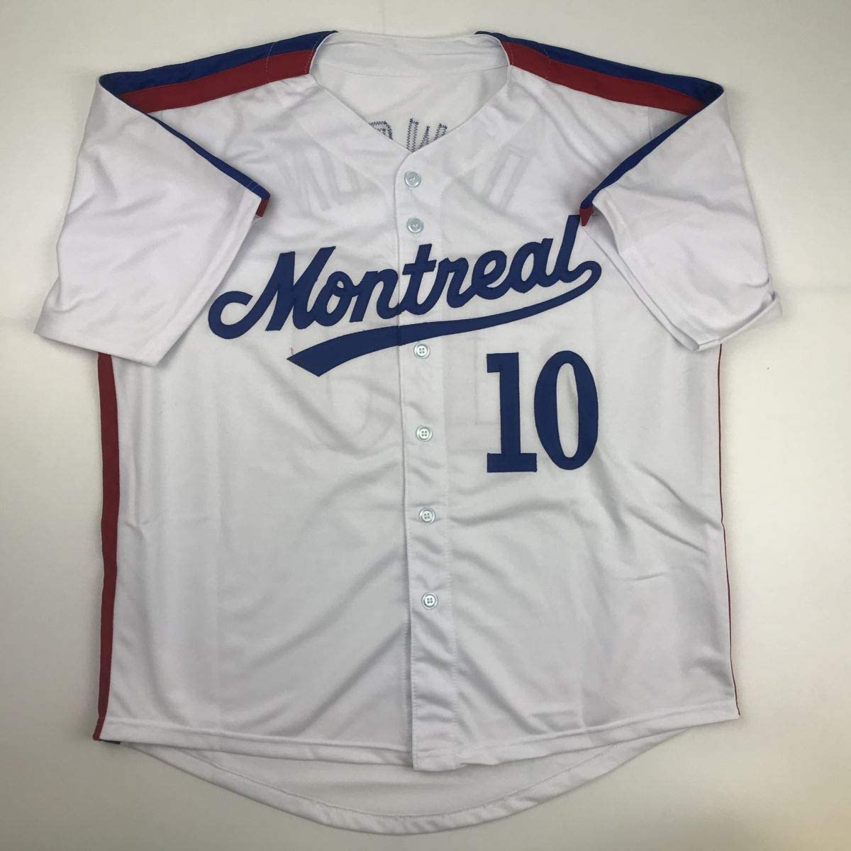 Autographed/Signed Andre Dawson Montreal White Baseball Jersey JSA COA