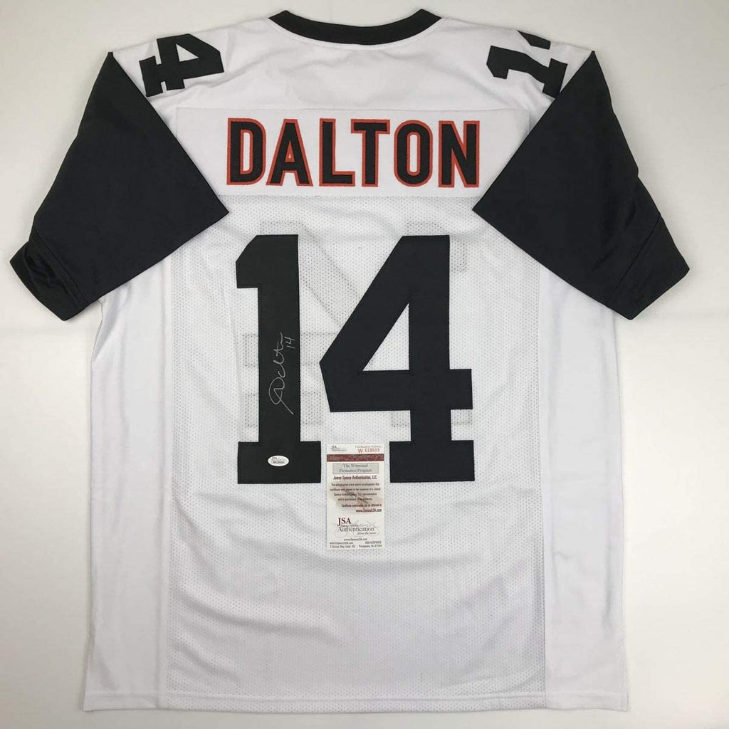 Autographed/Signed Andy Dalton Cincinnati Color Rush Football Jersey JSA COA