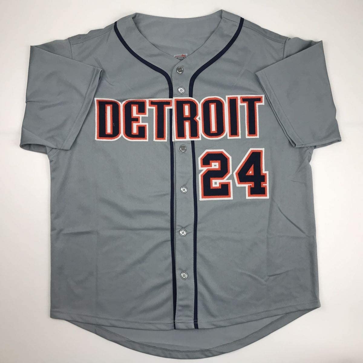 Autographed/Signed Miguel Cabrera Detroit Grey Baseball Jersey JSA COA