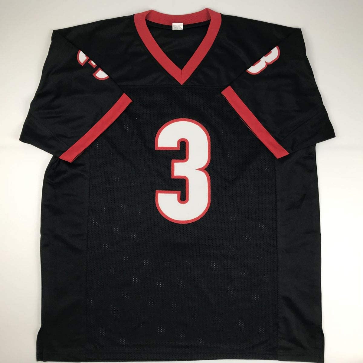 Autographed/Signed Todd Gurley Georgia Black College Football Jersey Beckett BAS COA