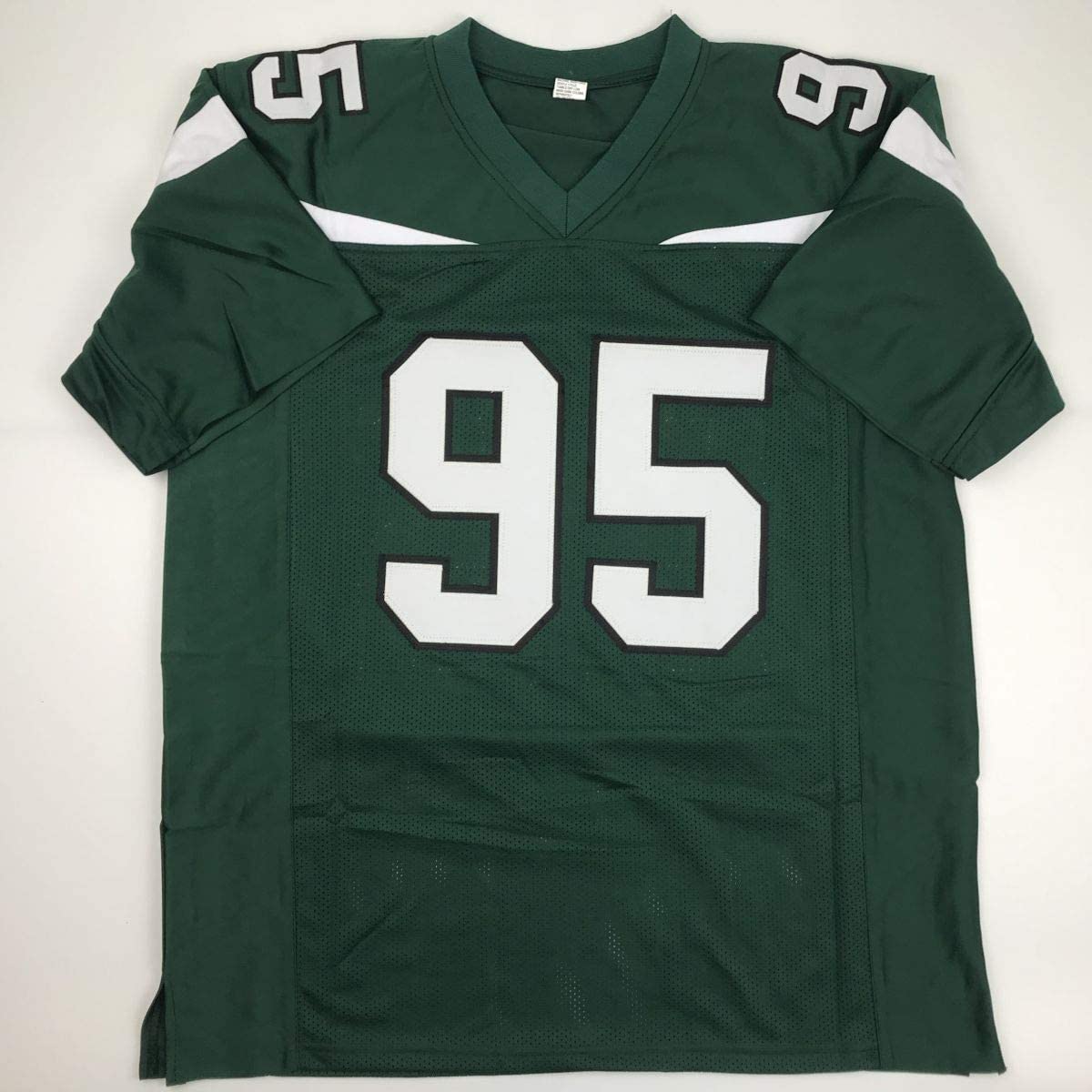 Autographed/Signed Quinnen Williams New York Green Football Jersey JSA COA