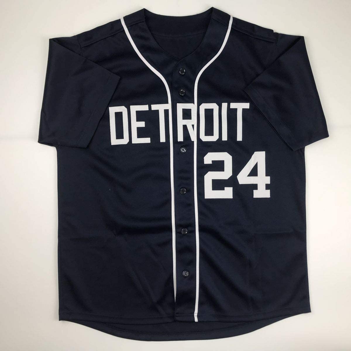 Autographed/Signed Miguel Cabrera Detroit Blue Baseball Jersey JSA COA