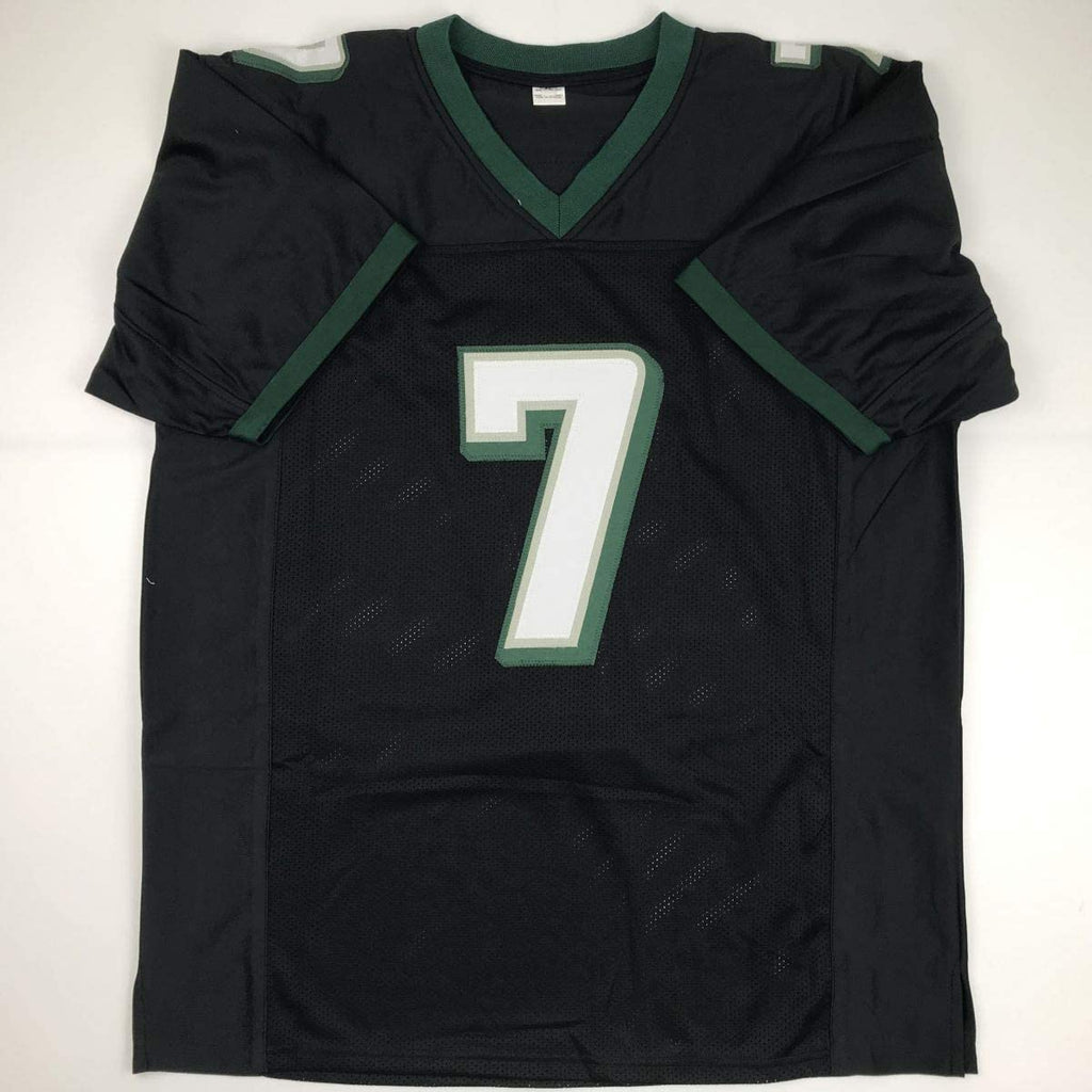 Autographed/Signed Michael Mike Vick Philadelphia Black Football Jersey PSA/DNA COA