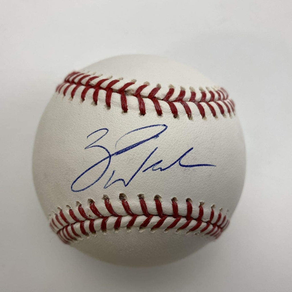 Autographed/Signed Zack Wheeler Rawlings Official Major League ROML Baseball JSA COA Auto