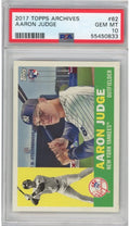 Graded 2017 Topps Archives Aaron Judge #62 Rookie RC Baseball Card PSA 10 Gem Mint