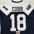 Autographed/Signed Randall Cobb Dallas Thanksgiving Day Football Jersey JSA COA