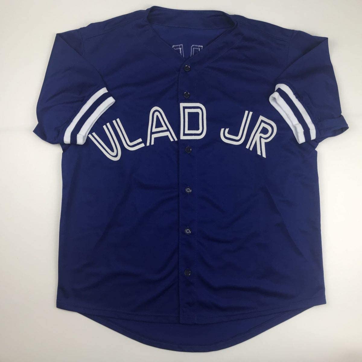 Autographed/Signed Vladimir Vlad Guerrero Jr. Toronto Blue Baseball Jersey JSA COA